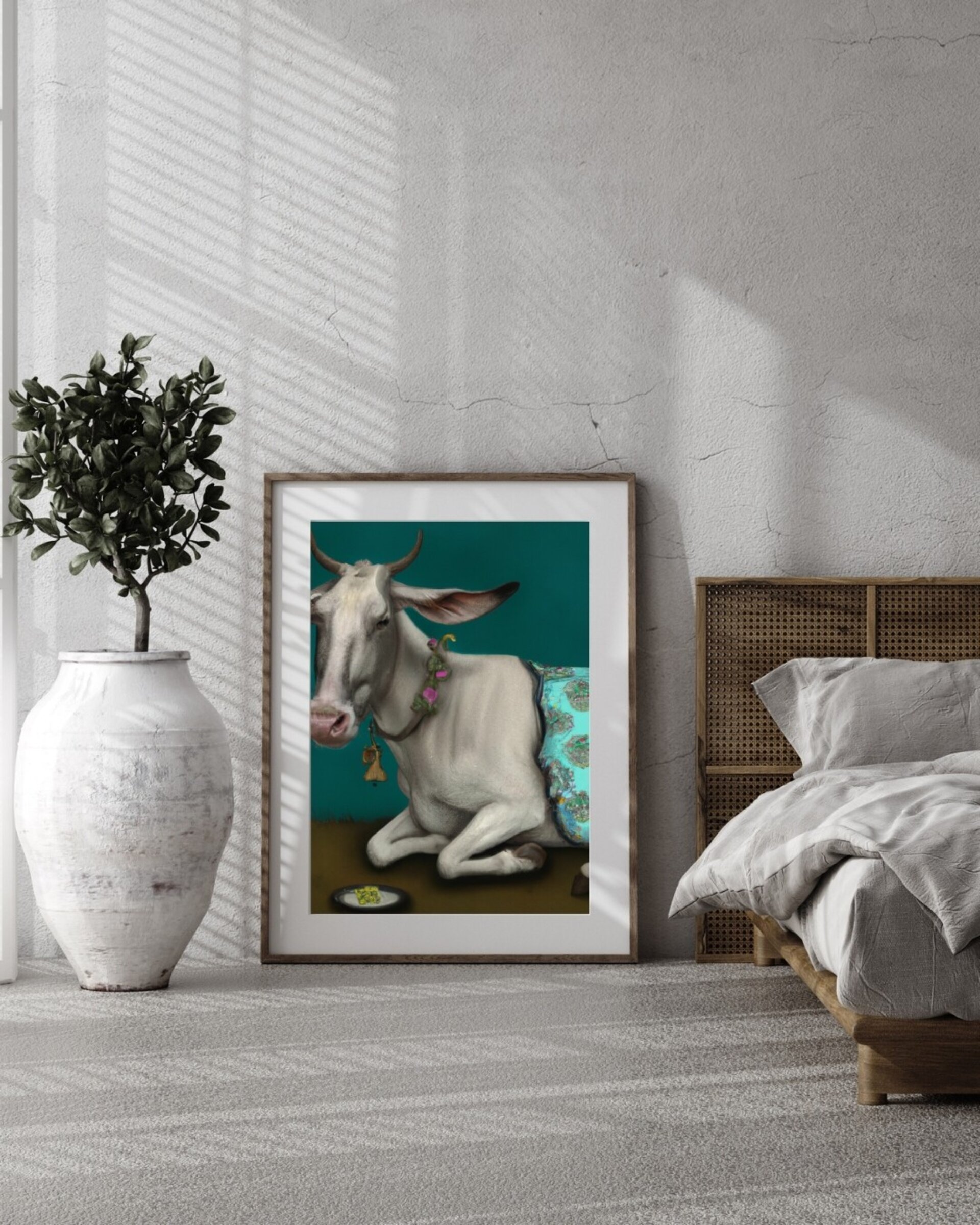 Vaca de picnic - Arte surrealista - 6